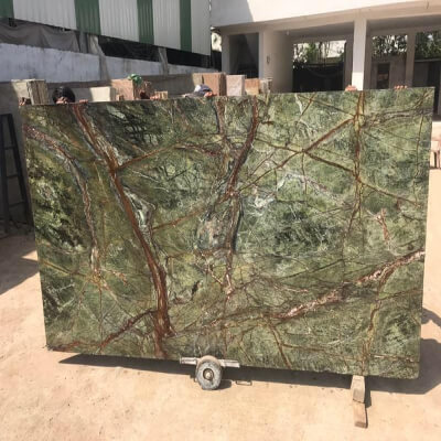 Rainforest Green Marble, Slabs, Tiles, Exporter, Manufacturer