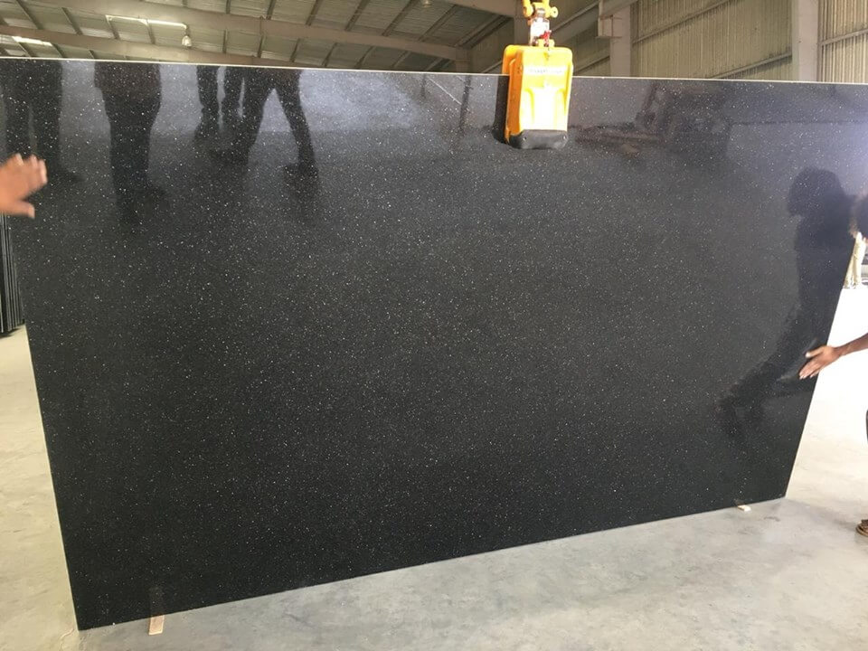 Black Galaxy Granite Countertops Backsplash Slabs Tiles India