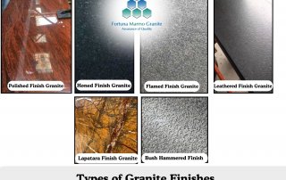 Types of Granite Finishes