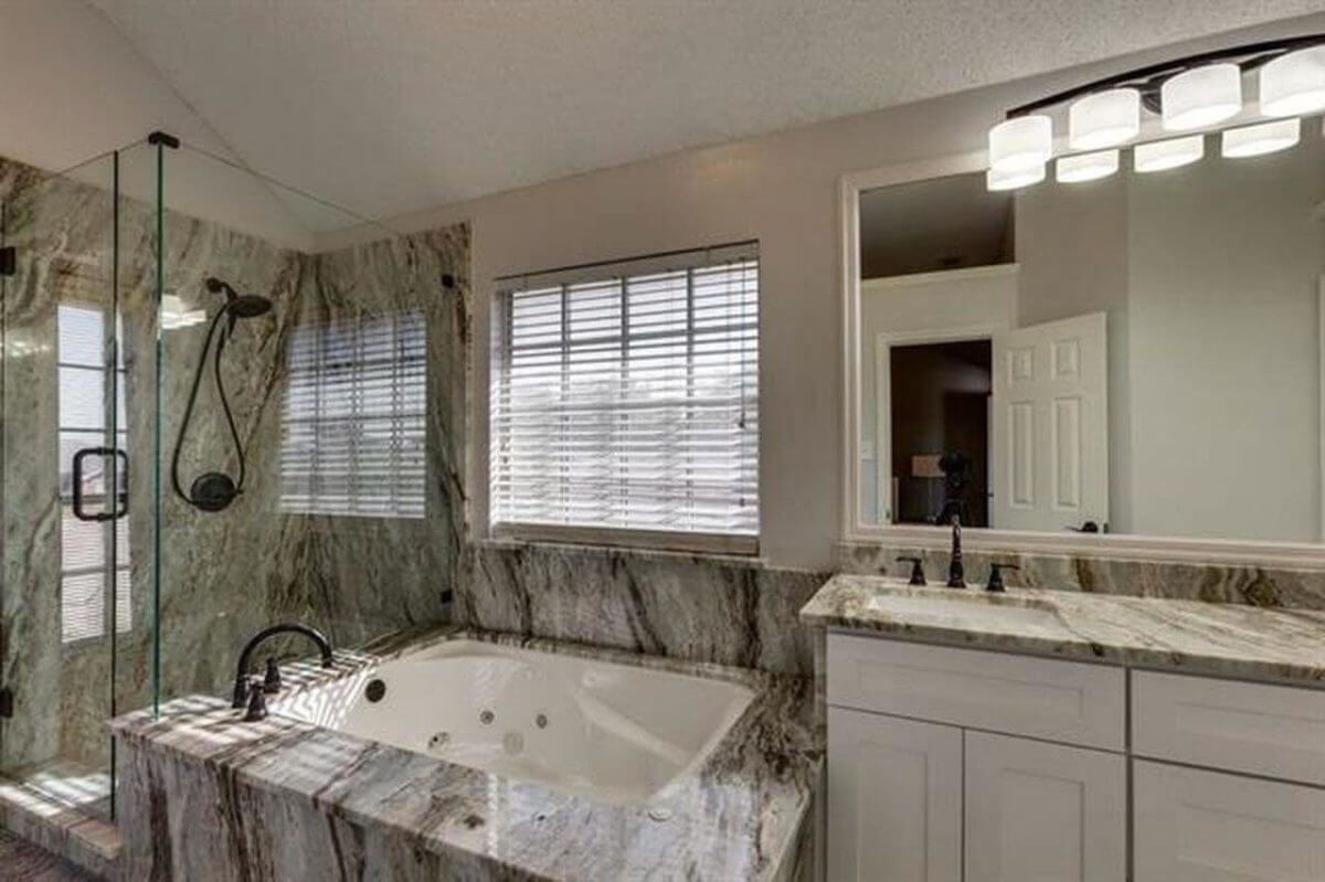Fantasy Brown Granite Countertops | Backsplash | FMG
