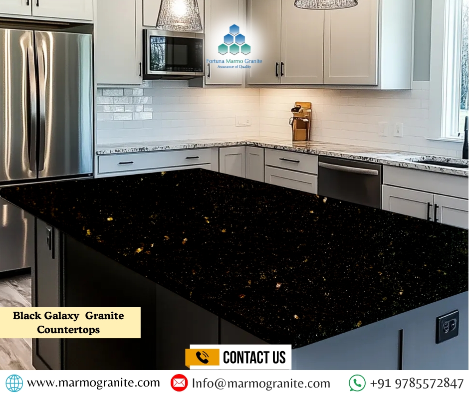 Black Galaxy Granite Countertops