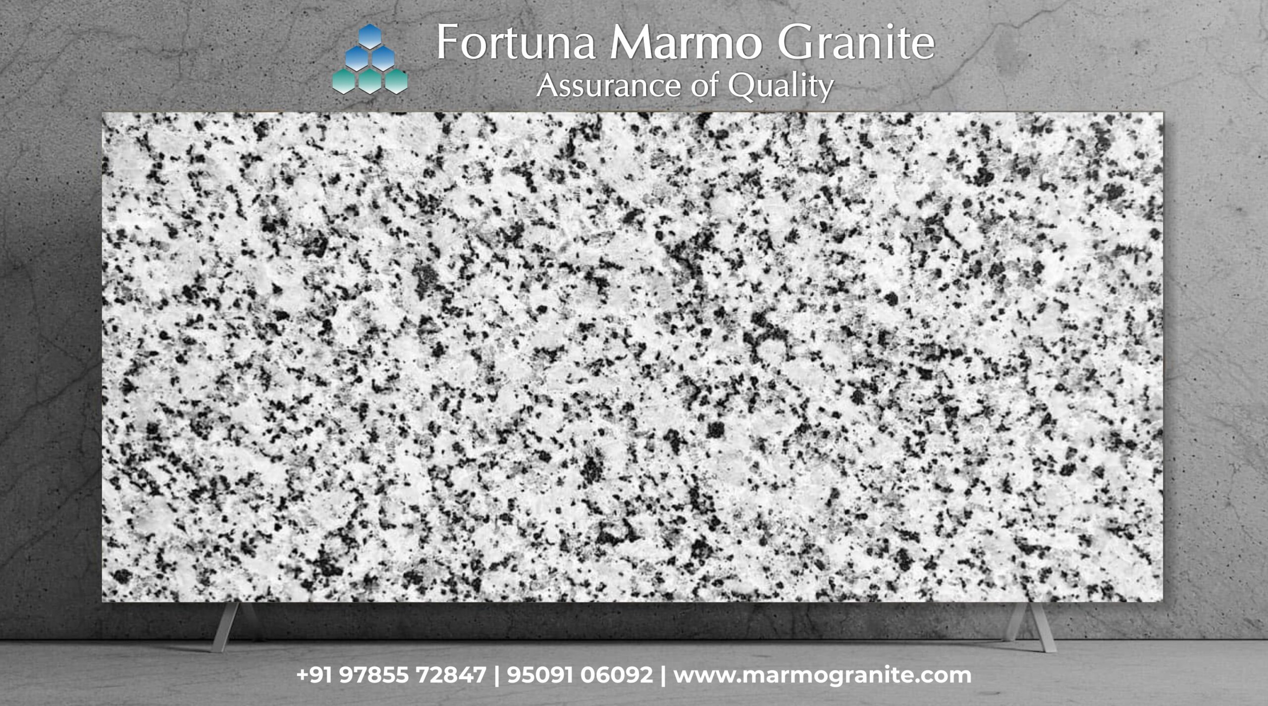 Platinum white granite