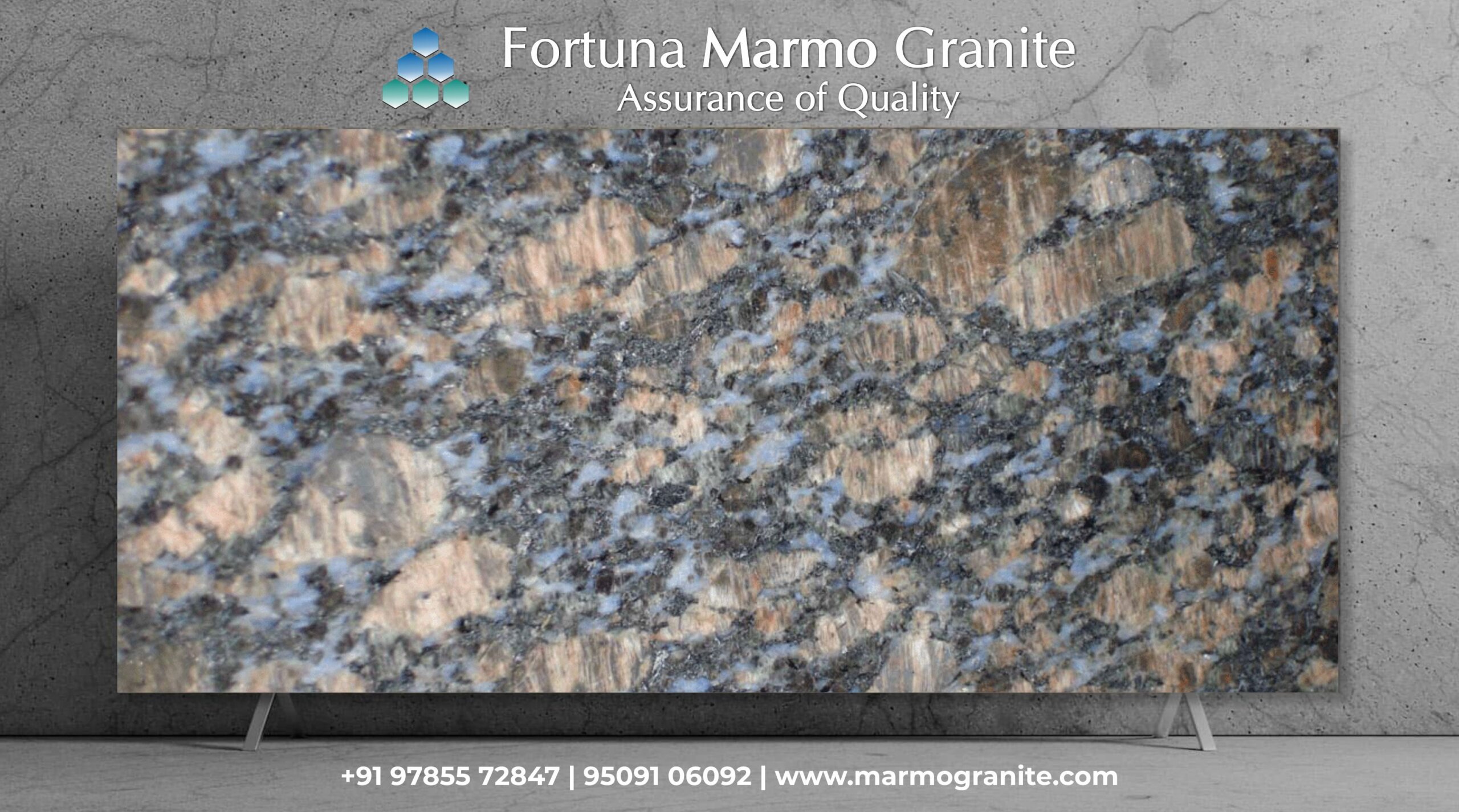 Sapphire blue granite