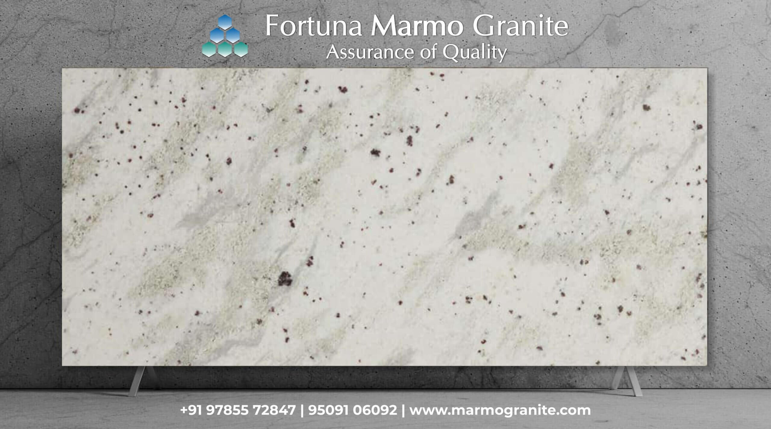 andromeda white granite