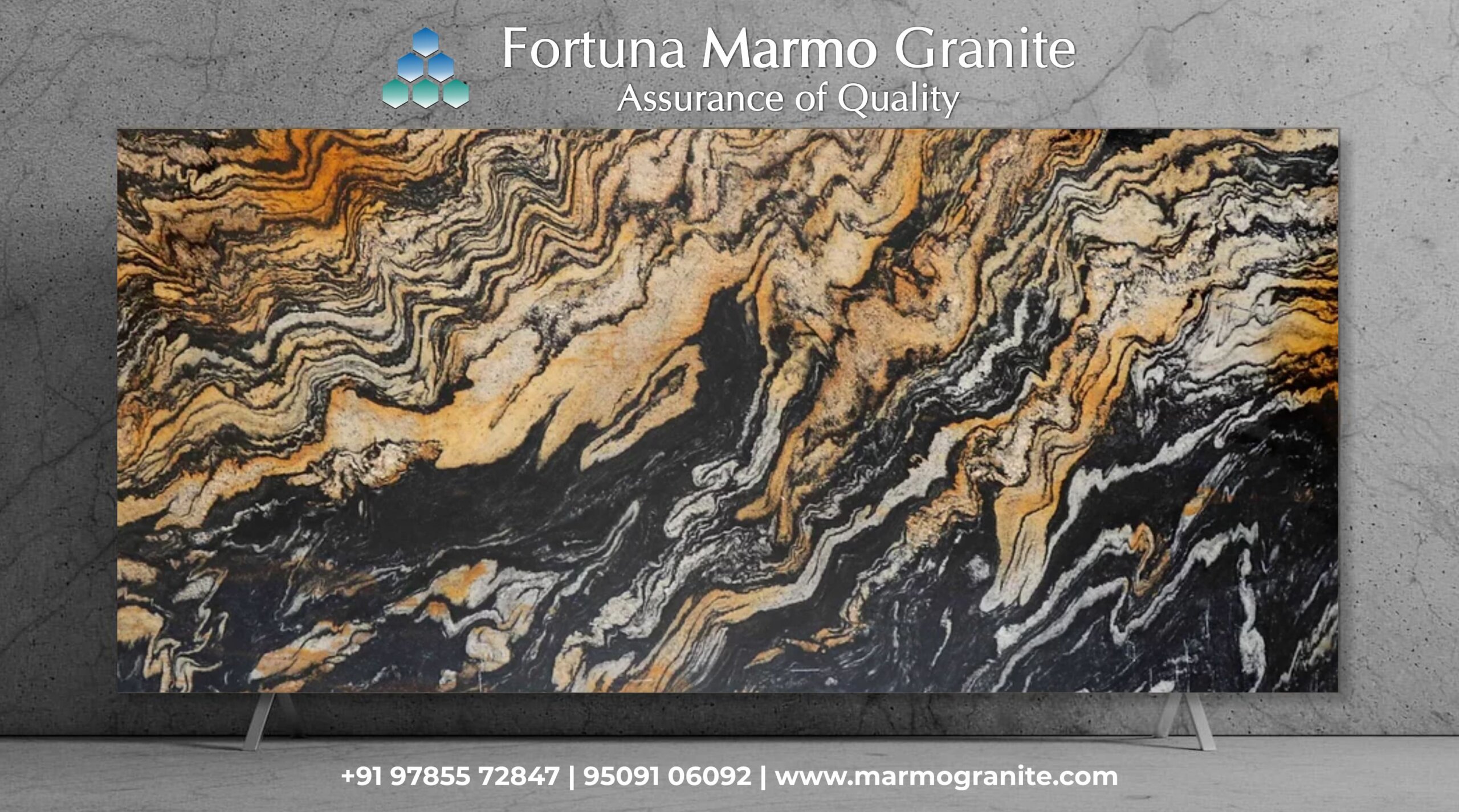 fusion gold granite