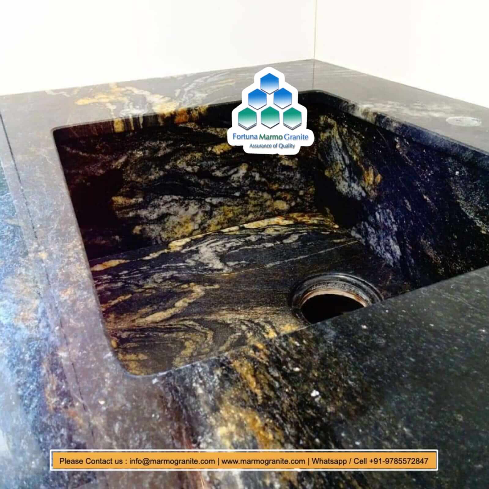 titanium gold granite