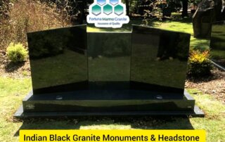 Indian Black Granite Monuments & Headstones