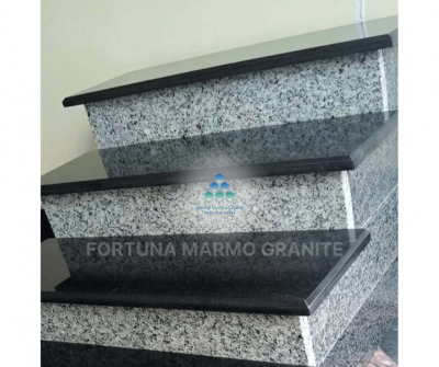 P White Granite Steps & Risers