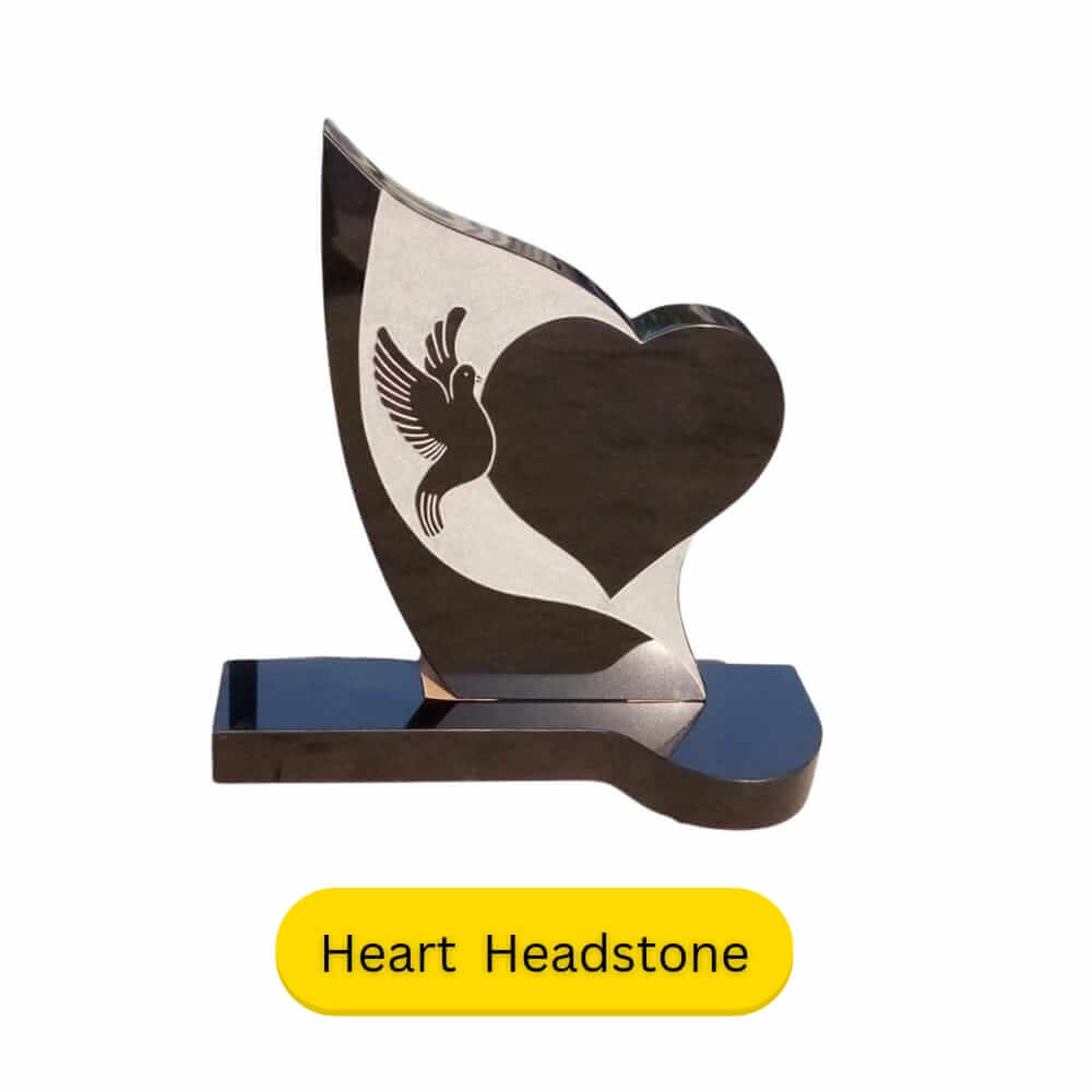 Heart Shape Headstone