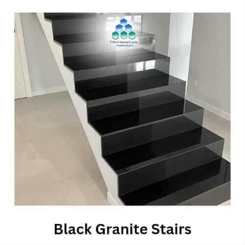 Black Granite Stairs