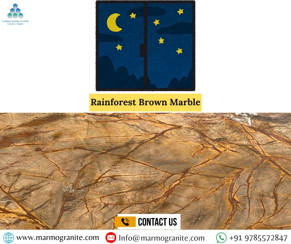 Rainforest Browm marble