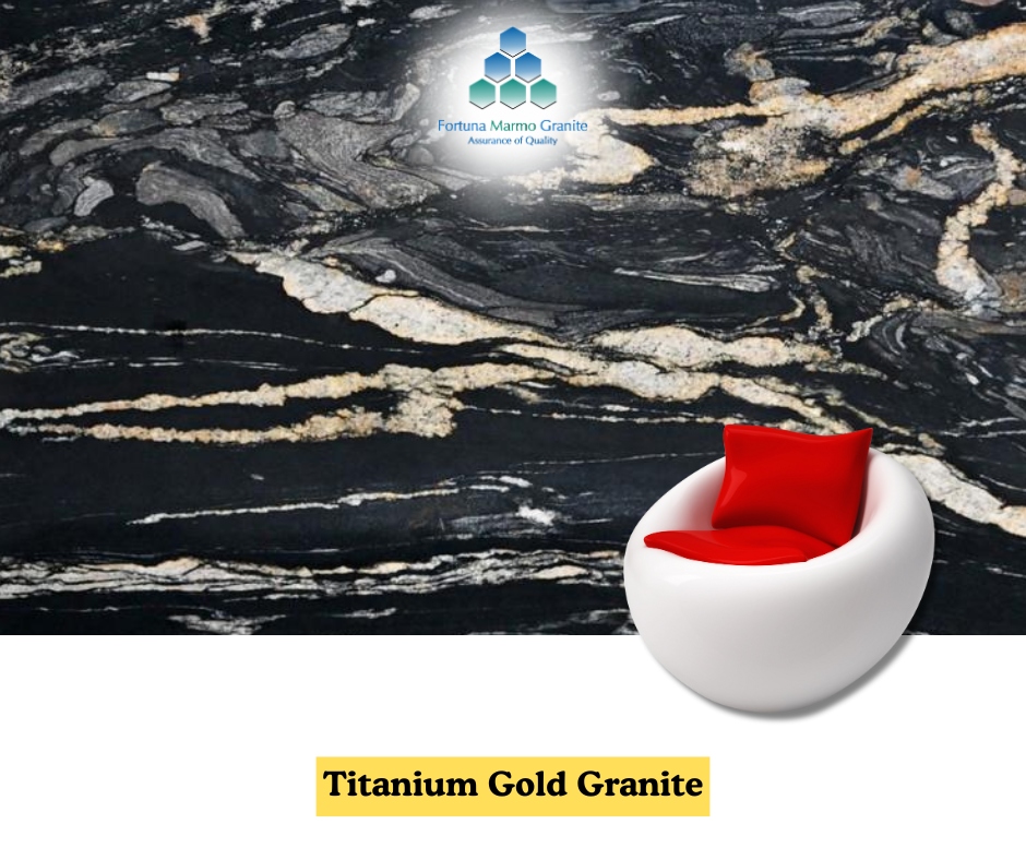 Titanium Gold Granite Walls