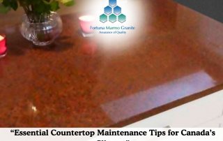 “Essential Countertop Maintenance Tips for Canada’s Climate”