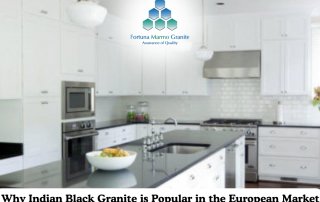 Why Indian Black Granite is Popular in the European Market