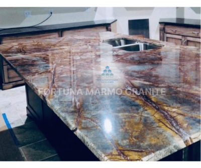 Rainforest Green Marble Countertops