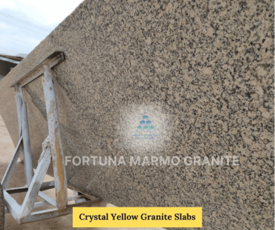 Crystal Yellow Granite Slabs