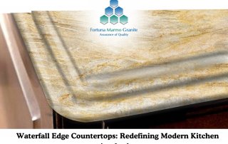 Waterfall Edge Countertops: Redefining Modern Kitchen Aesthetics