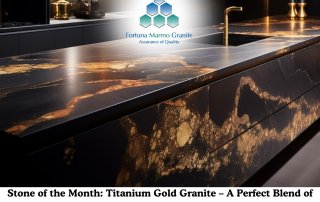 Stone of the Month: Titanium Gold Granite – A Perfect Blend of Luxury and Durability