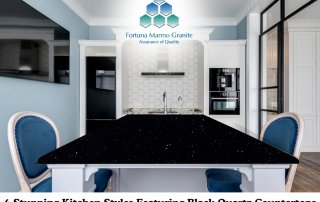 6 Stunning Kitchen Styles Featuring Black Quartz Countertops