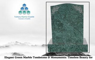 Elegant Green Marble Tombstone & Monuments: Timeless Beauty for Lasting Tributes