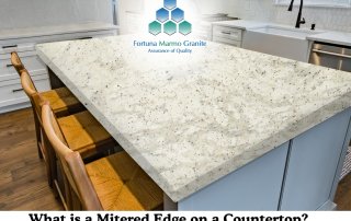 What is a Mitered Edge on a Countertop?