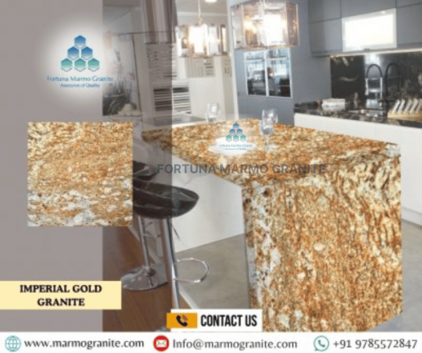 Imperial gold granite countertops