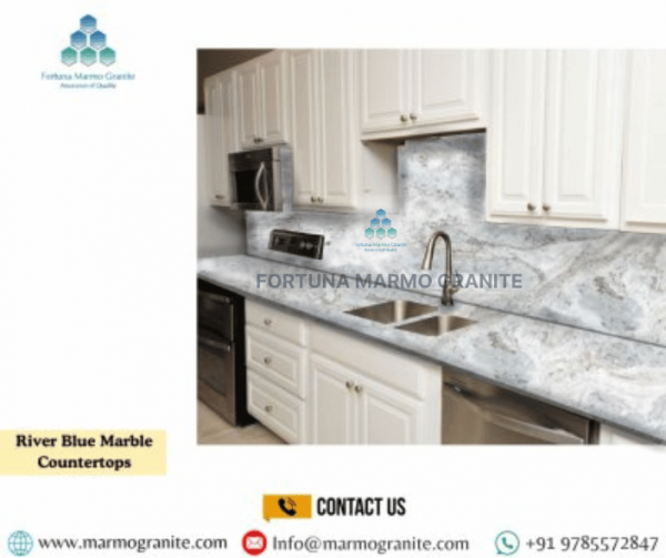 River Blue Marble Countertops