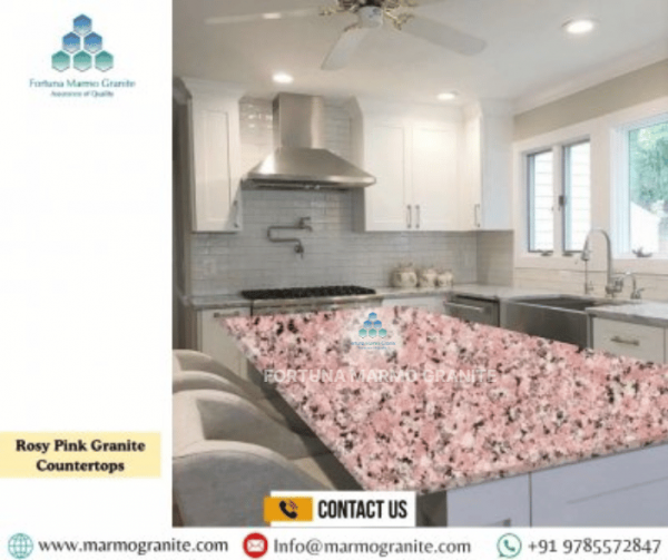 Rosy pink Granite Countertops