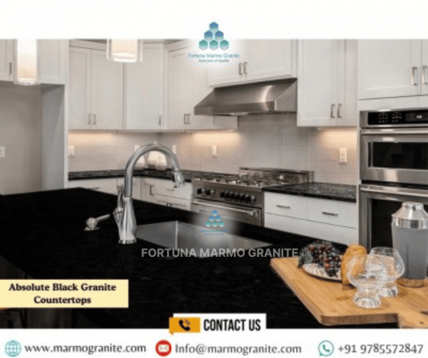 Absolute Black Granite Countertops