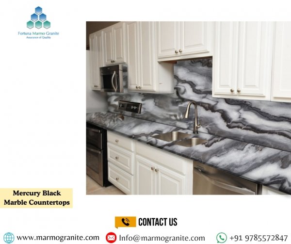 Mercury Black Marble Countertops Mercury Black Marble Countertops