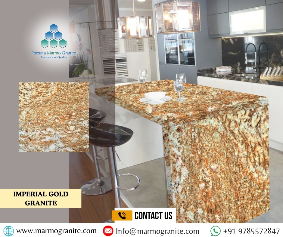 Imperial gold granite countertops