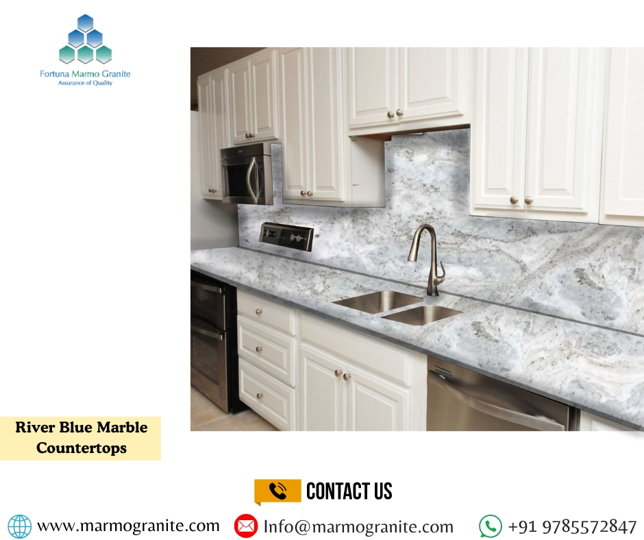 River Blue Marble Countertops