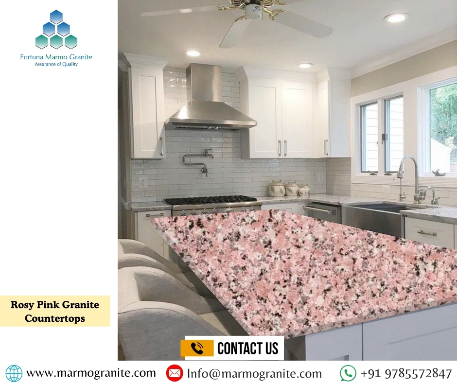 Rosy pink Granite Countertops