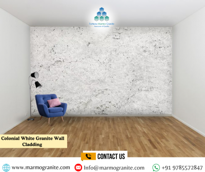 Colonial White Granite Wall Cladding