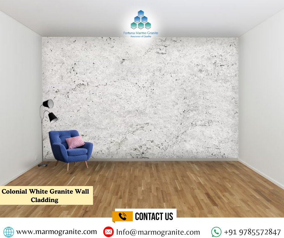 Colonial White Granite Wall Cladding