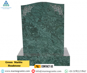 Green marble Headstone Green marble Headstone