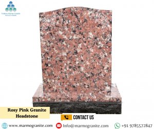 rosy Pink Granite headstone