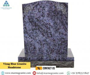 Vizag Blue Granite Headstone