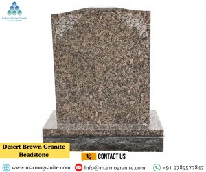 .Desert Brown Granite Headstone