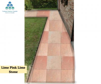 Lime Pink Limestone