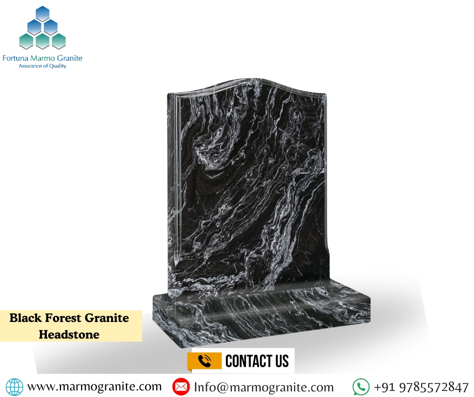 Black Forest Granite Headstone