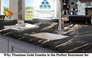 Why Titanium Gold Granite is the Perfect Statement for Luxury Interiors