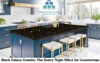 Black Galaxy Granite: The Starry Night Effect for Countertops and Flooring