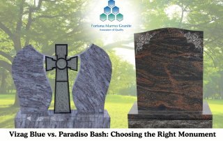 Vizag Blue vs. Paradiso Bash: Choosing the Right Monument Stone