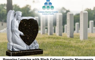 Honoring Legacies with Black Galaxy Granite Monuments
