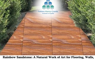 Rainbow Sandstone: A Natural Work of Art for Flooring, Walls, and More
