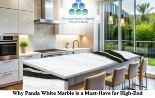 Why Panda White Marble is a Must-Have for High-End Interiors