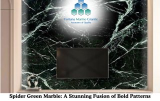 Spider Green Marble: A Stunning Fusion of Bold Patterns and Rich Green Tones