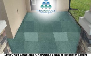 Lime Green Limestone: A Refreshing Touch of Nature for Elegant Spaces