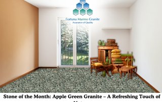 Stone of the Month: Apple Green Granite – A Refreshing Touch of Nature
